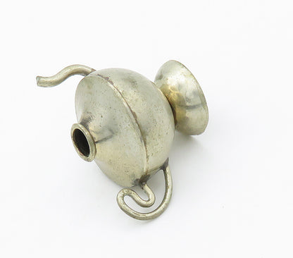 925 Sterling Silver  Vintage Petite Smooth Tea Pot Kettle Trinket  TR2155
