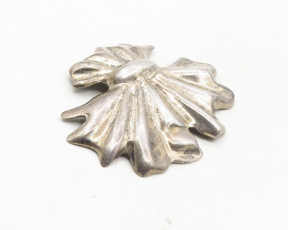 TAXCO MEXICO 925 Sterling Silver  Vintage Dark Tone Ribbon Pendant  PT7856