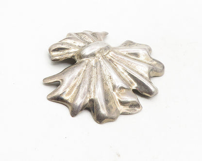 TAXCO MEXICO 925 Sterling Silver  Vintage Dark Tone Ribbon Pendant  PT7856