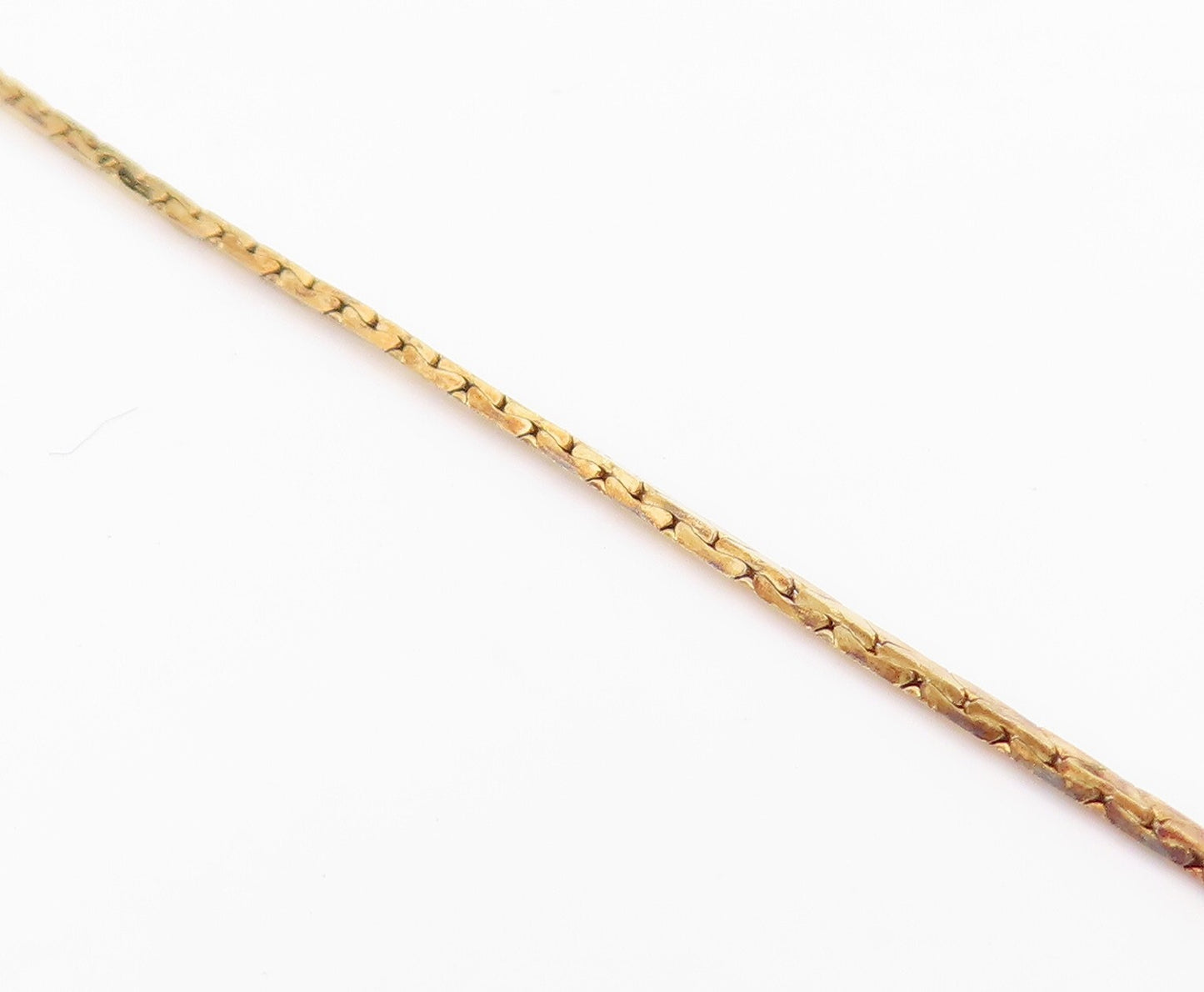 925 Sterling Silver Vintage Necklace Gold Plated Designer Tie Design Cut  NE4433