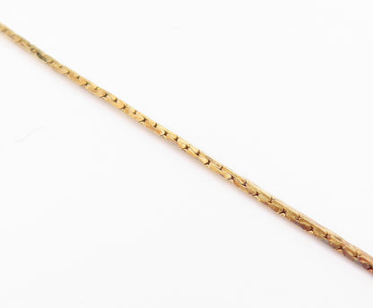 925 Sterling Silver Vintage Necklace Gold Plated Designer Tie Design Cut  NE4433