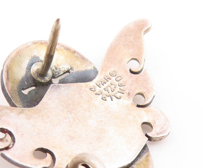 FAR FETCHED 925 Silver Vintage Angel With Love Heart & Trophy Pin  TR3411