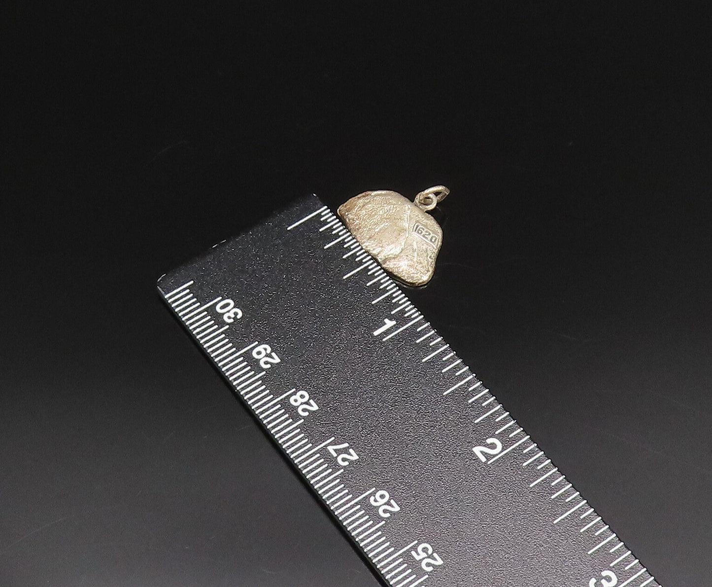 925 Sterling Silver  Vintage 1620 Plymouth Rock Medal Charm Pendant  PT21530