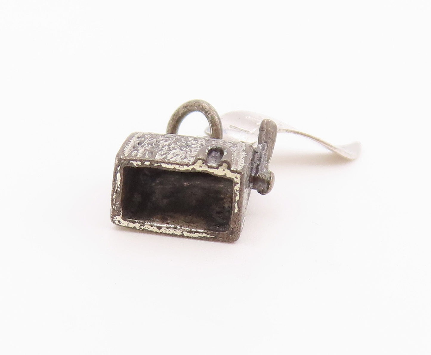 925 Sterling Silver Vintage Pendant Las Vegas Casino Slot Machine Charm  PT26452