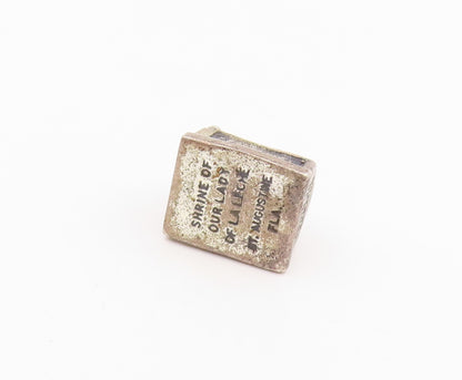 925 Sterling Silver Vintage Pendant Miniature San Antonio Mission Church PT25646