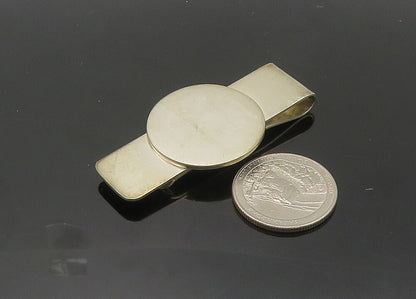 925 Sterling Silver  Vintage Smooth Shiny Minimalist Money Clip  TR2928