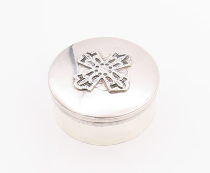 925 Sterling Silver Vintage Jewelry Box TIFFANY & CO. Stylized Cross  TR3902