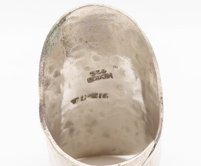 925 Sterling Silver Vintage Ring MEXICO Large Cabochon Gemstone  Sz 8  RG33021