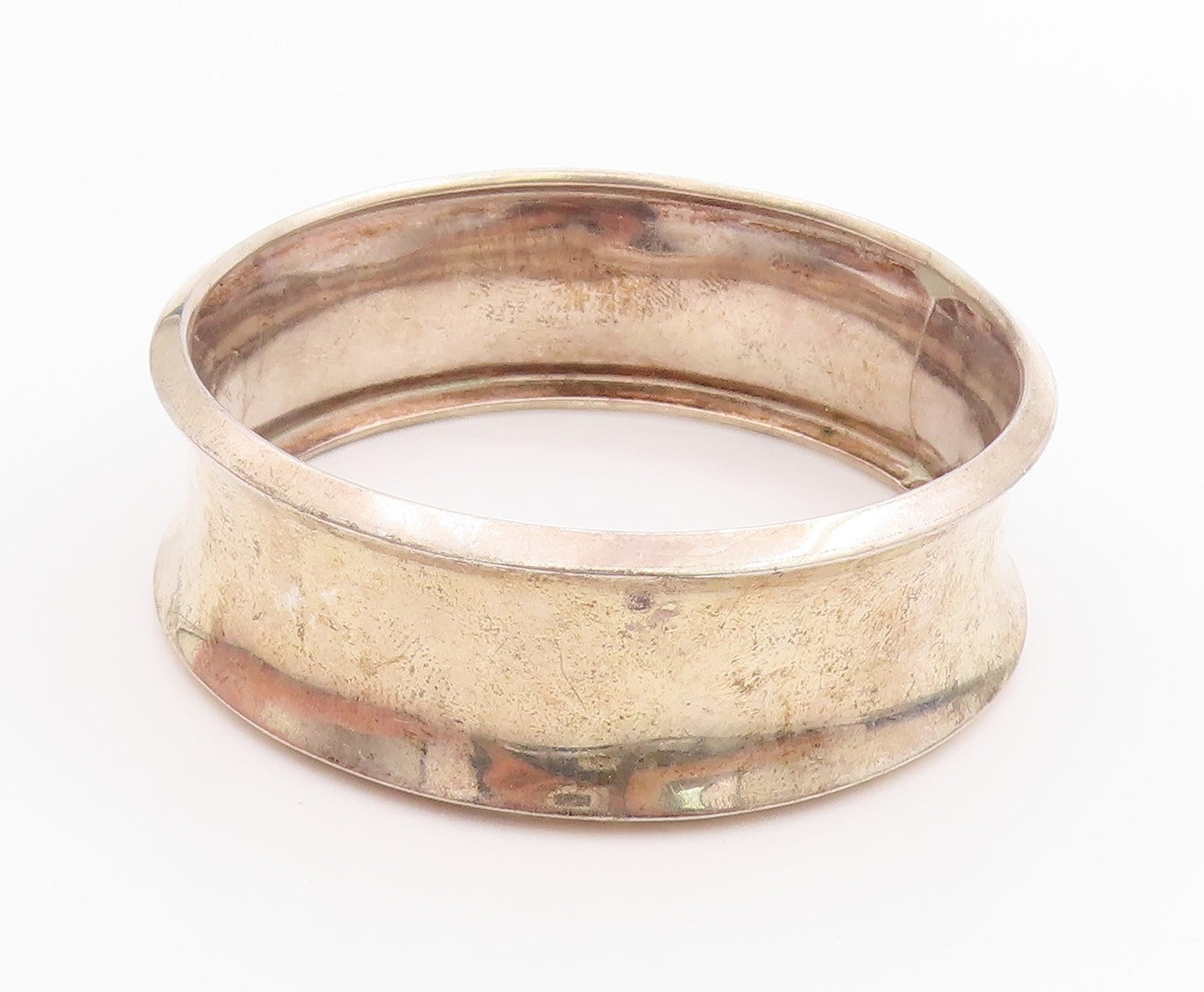 925 Sterling Silver Vintage Bracelet Minimalist Broad Bangle  BT11329