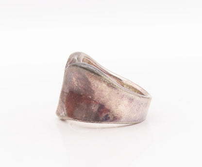 925 Sterling Silver Vintage Ring RLM STUDIO Brutalist Heavy Solid  Sz 8  RG28164