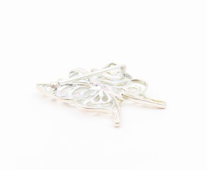 ROSS SIMON 925 Sterling Silver  Shiny Butterfly Cutout Brooch Pin  BP5366