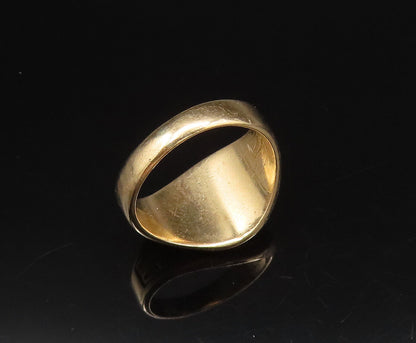 10K GOLD  Vintage Antique 1937 Bernard High School Signet Ring Sz 7.5  GR587