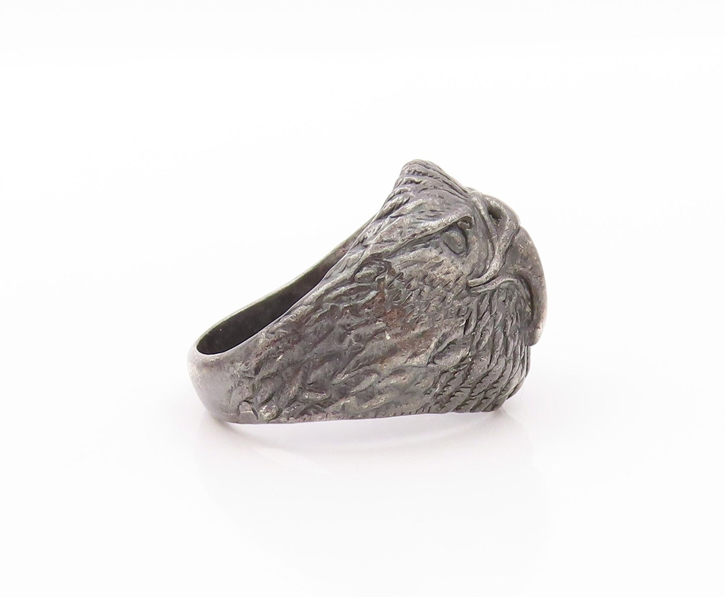 925 Sterling Silver Vintage Ring CAROLYN POLLACK American Eagle  Sz 11.5 RG32553
