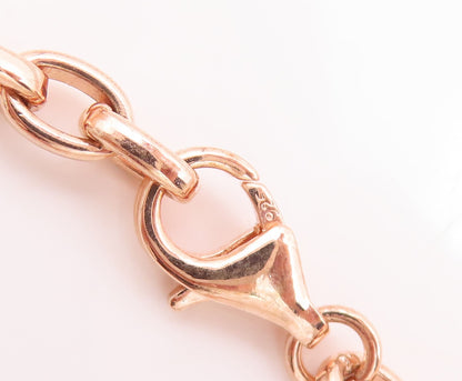 925 Sterling Silver Vintage Bracelet Designer Cutout CZ Bands  BT10669