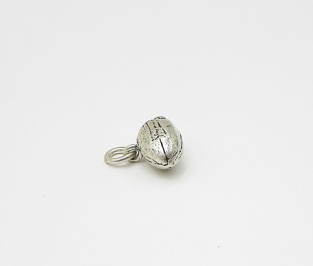 925 Sterling Silver  Vintage Football Charm Pendant  PT1826