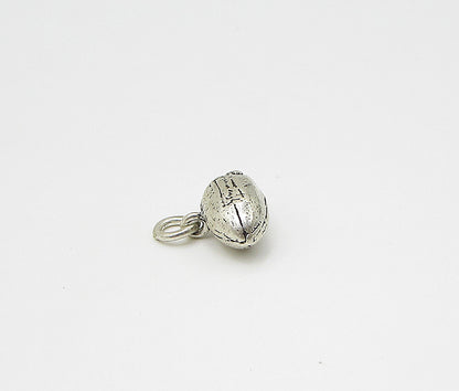 925 Sterling Silver  Vintage Football Charm Pendant  PT1826