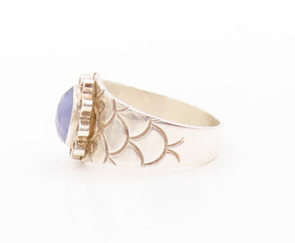 925 Sterling Silver Vintage Ring DTR JAY KING Designer Gemstone  Sz 7 RG32539