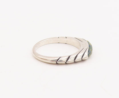925 Sterling Silver Vintage Ring CAROLYN POLLACK Gemstone Sz 5 RG28941