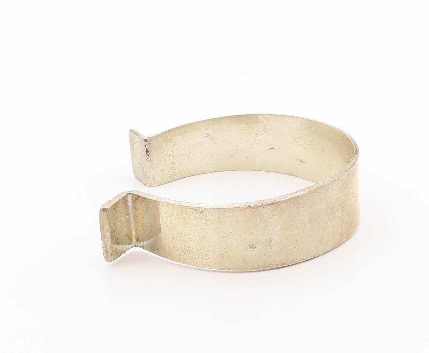 925 Sterling Silver Vintage Bracelet HANS HANSEN DENMARK Minimalist Cuff BT11093