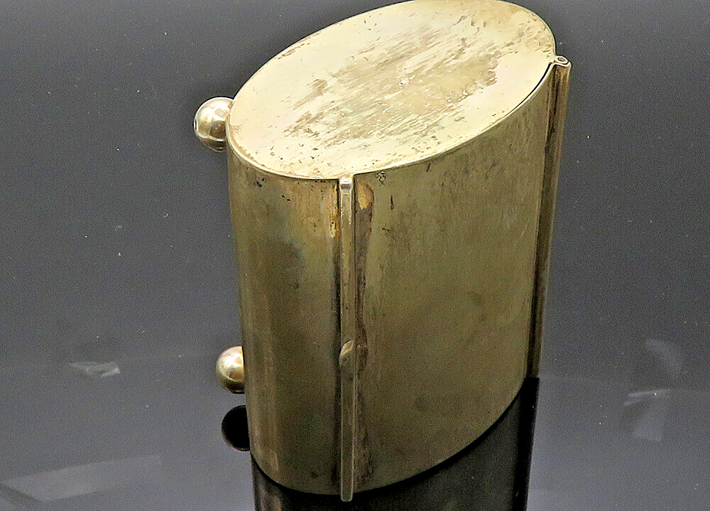 A. KUHN GERMANY 830 Silver Vintage Antique Large Jewelry Trinket Box  TR2890