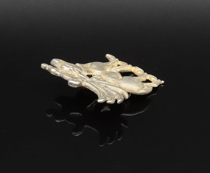 MMA 925 Sterling Silver  Vintage Royal Donkey Animal Brooch Pin  BP9857