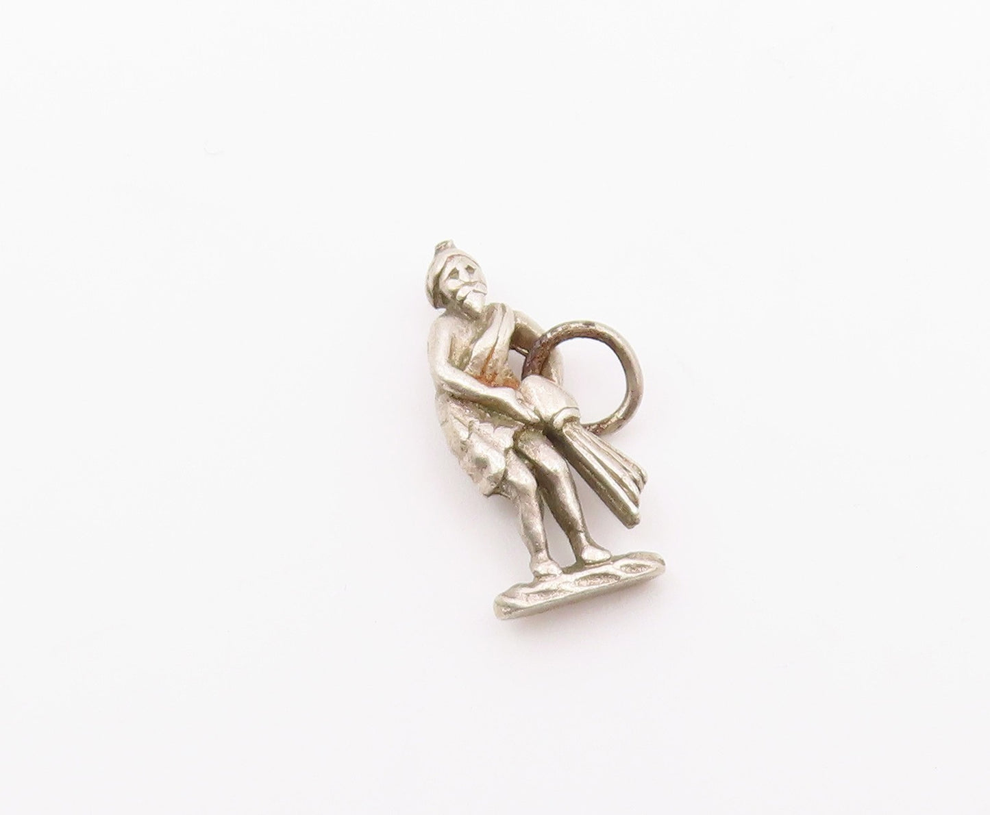 925 Sterling Silver  Vintage Petite Figure Pouring Water Drop Pendant  PT8143