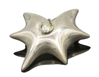 MEXICO 925 Sterling Silver  Vintage Rope Twist Modernist Brooch Pin  BP6238