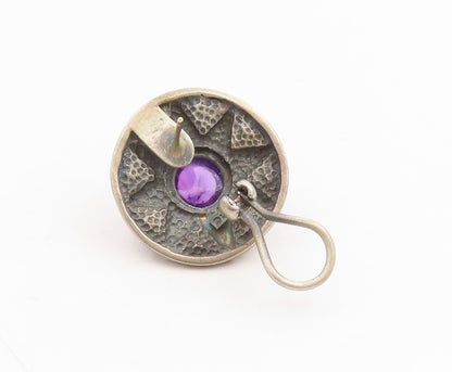 925 Sterling Silver Vintage Earrings Amethyst & Gemstone Single Pieces  EG14300