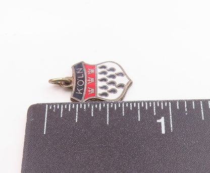 925 Sterling Silver  Vintage Enamel Cologne Germany Souvenir Pendant  PT18524