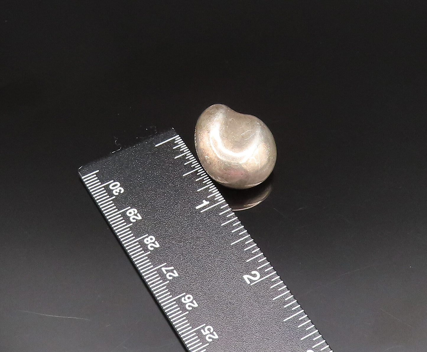 TIFFANY & CO. 925 Silver  Vintage Peretti Bean Non Pierced Earrings  EG11936