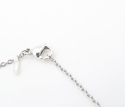 925 Sterling Silver Sparkling Cubic Zirconia & Peridot Chain Necklace NE1532