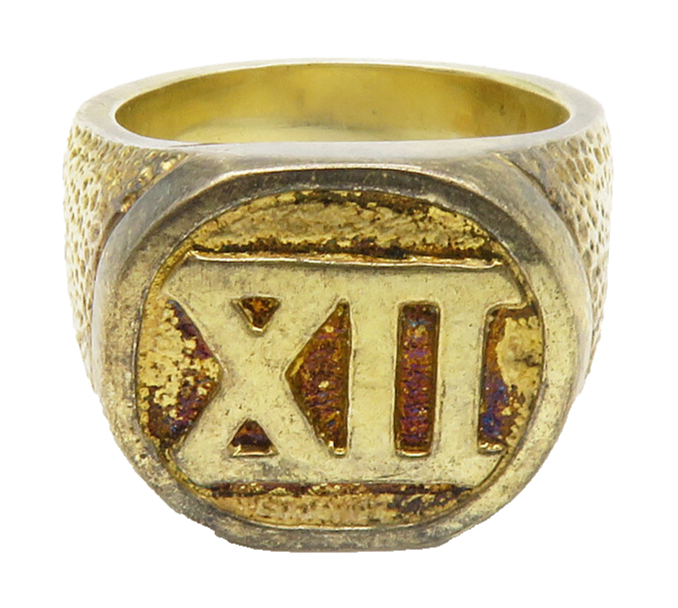 925 Sterling Silver  Vintage Roman Numerals Hammered Band Ring Sz 8  RG13876