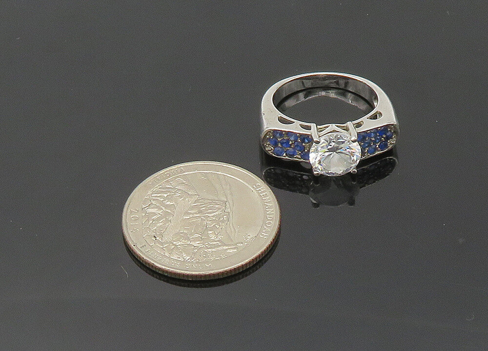 MICHAEL VALITUTTI 925 Silver  Vintage Cubic Zirconia Band Ring Sz 6  RG20896