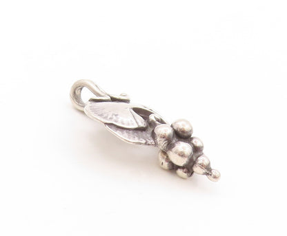 925 Sterling Silver Vintage Pendant GEORG JENSEN DENMARK Bunch Of Grapes PT24191
