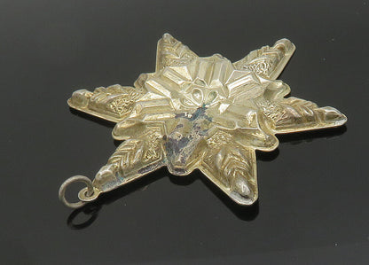 GORHAM 925 Silver  Vintage Antique Shiny Christmas Star Pendant  PT16370