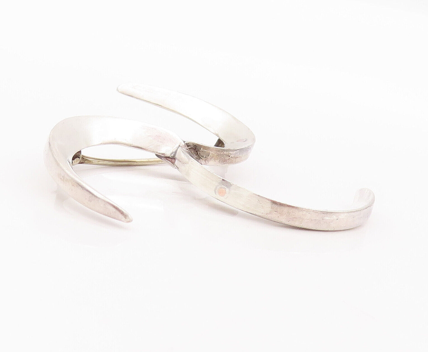 925 Sterling Silver Vintage Brooch Pin ANTONIO PINEDA Ninja Flying Blade BP10796