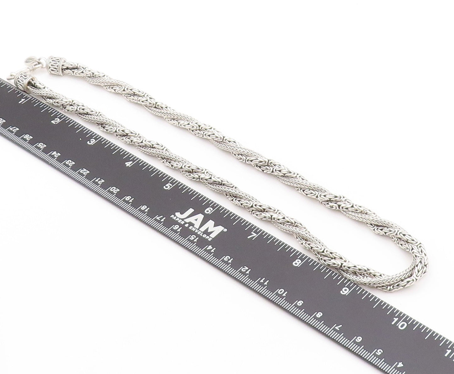 925 Sterling Silver Vintage Necklace SAMUEL BENHAM Twisted Multi Strand  NE4549