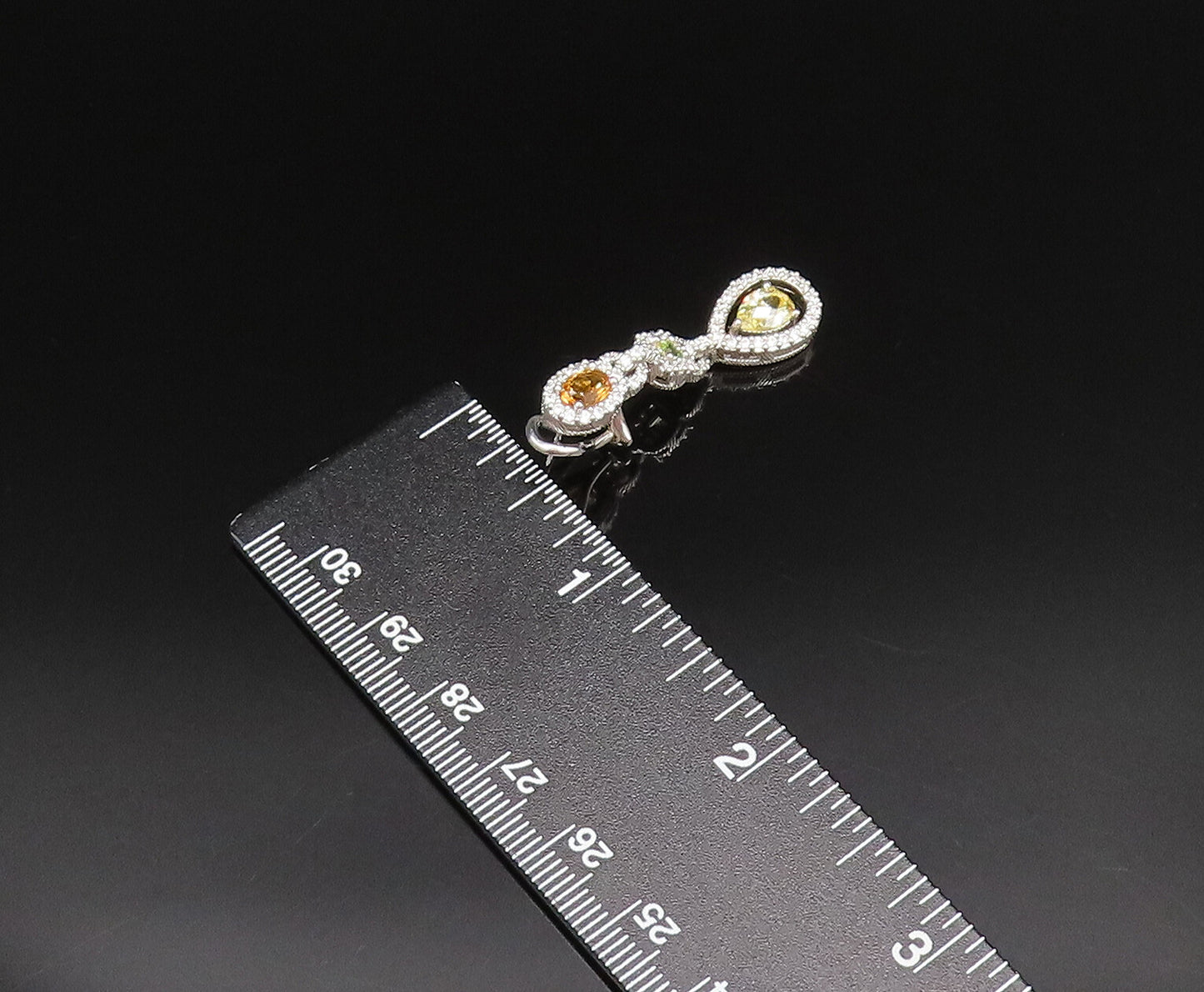 JUDITH RIPKA 925 Silver  Vintage Multi Stones Singles Lot Earrings  EG12023