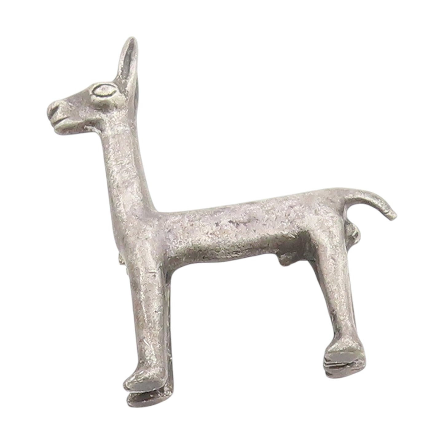 925 Sterling Silver Vintage Brooch Pin Miniature Llama Figurine Charm  BP12267