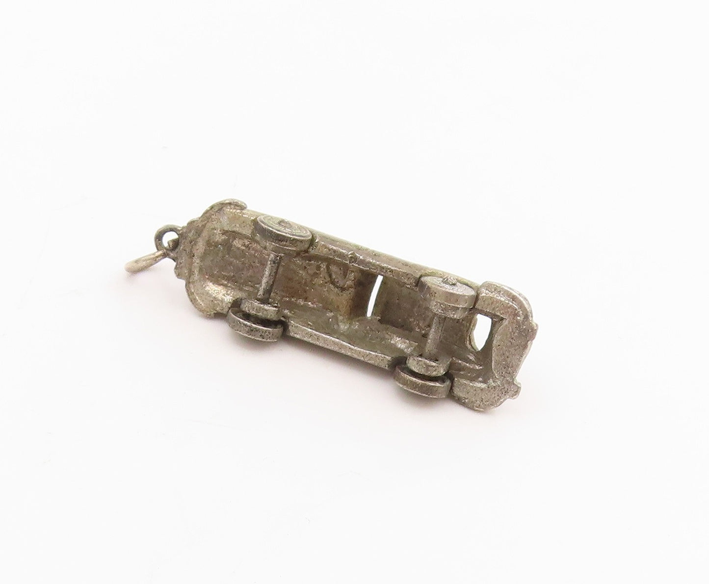 925 Sterling Silver Vintage Pendant Classic Retro Roadster Car Charm  PT25659