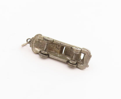 925 Sterling Silver Vintage Pendant Classic Retro Roadster Car Charm  PT25659