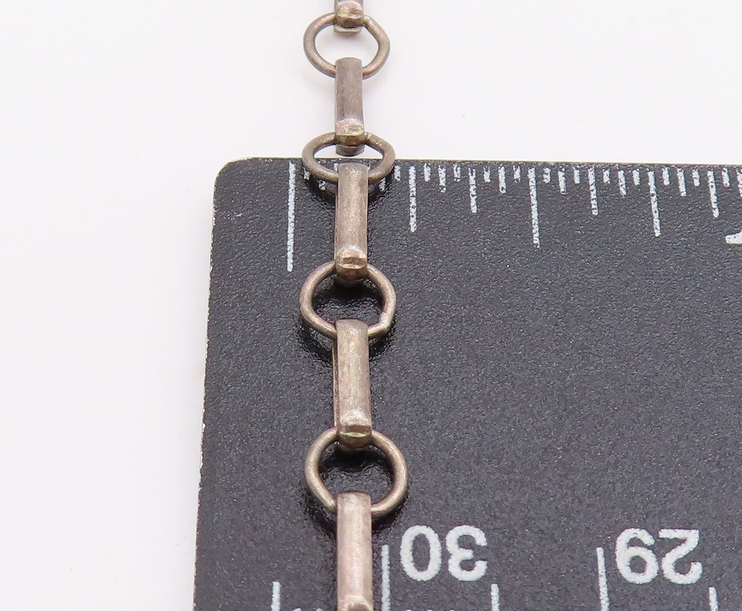 925 Sterling Silver Vintage Necklace With Engraved Love Happiness Magic  NE4616