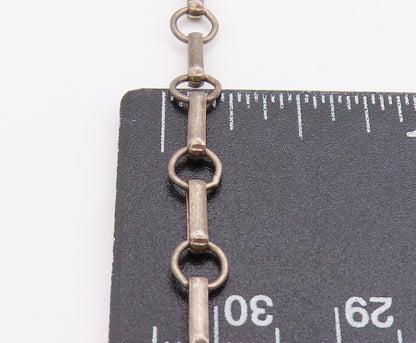 925 Sterling Silver Vintage Necklace With Engraved Love Happiness Magic  NE4616