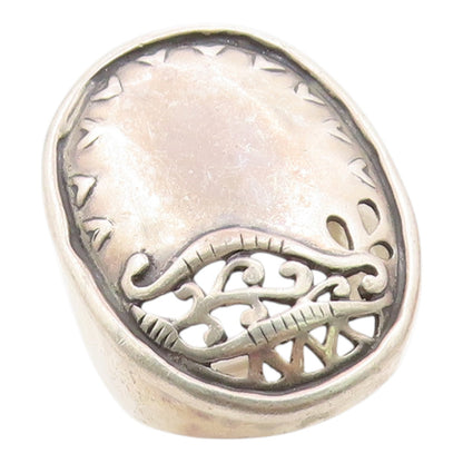 925 Sterling Silver Vintage Ring SILPADA Classic Statement Band  Sz 8.5  RG36028