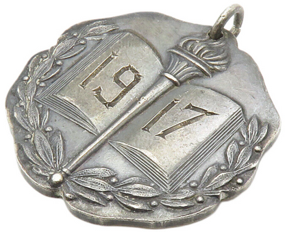 925 Silver  Vintage Antique 1917 Young Judean Convention Pendant  PT11227