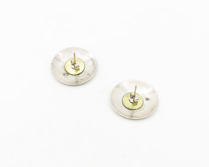 925 Sterling Silver  Vintage Oxidized Floral Vine Detail Drop Earrings  EG9025