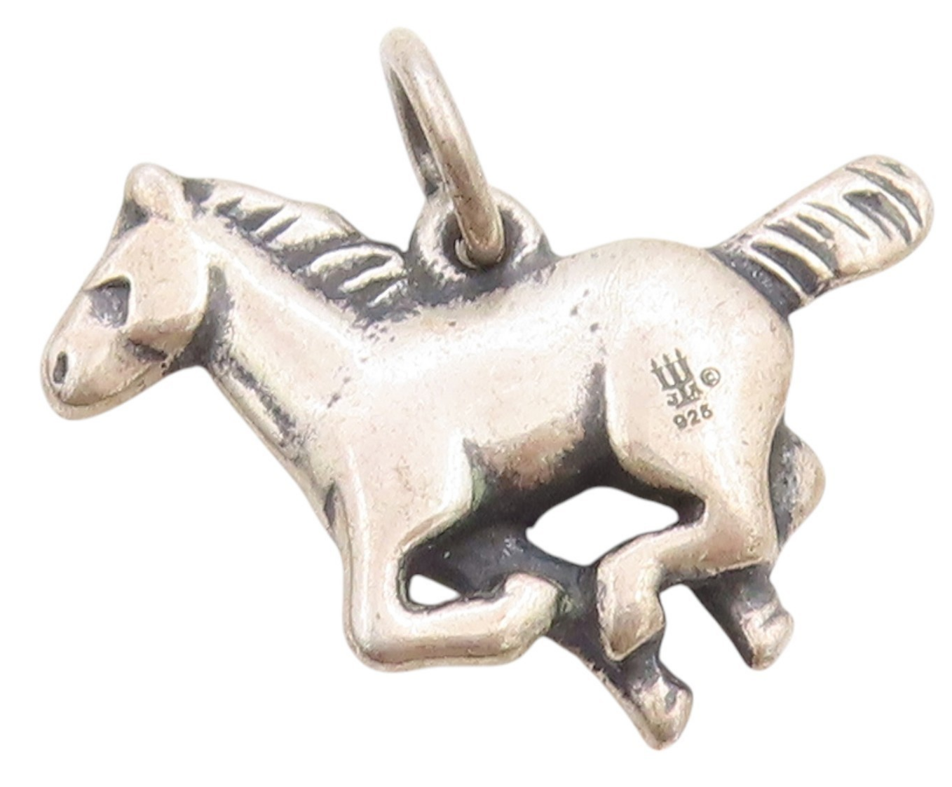 925 Sterling Silver Vintage Pendant JAMES AVERY Running Horse Charm  PT24516