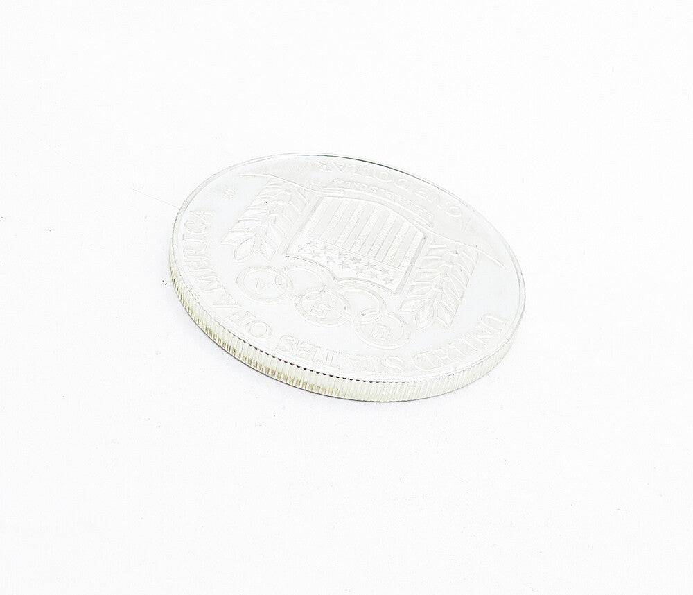 925 Sterling Silver  Vintage Shiny United States Dollar Coin Medallion  TR1209