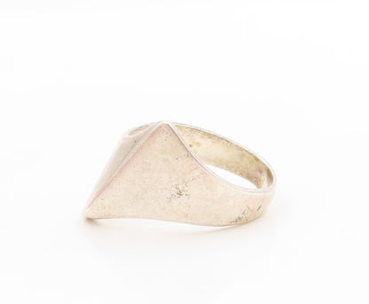 925 Sterling Silver Vintage Ring CELLINI Minimalist Solid Wave Band Sz 6 RG34011
