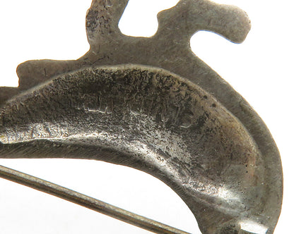 MEXICO 925 Sterling Silver  Vintage Petite Road Pheasant Brooch Pin  BP5002